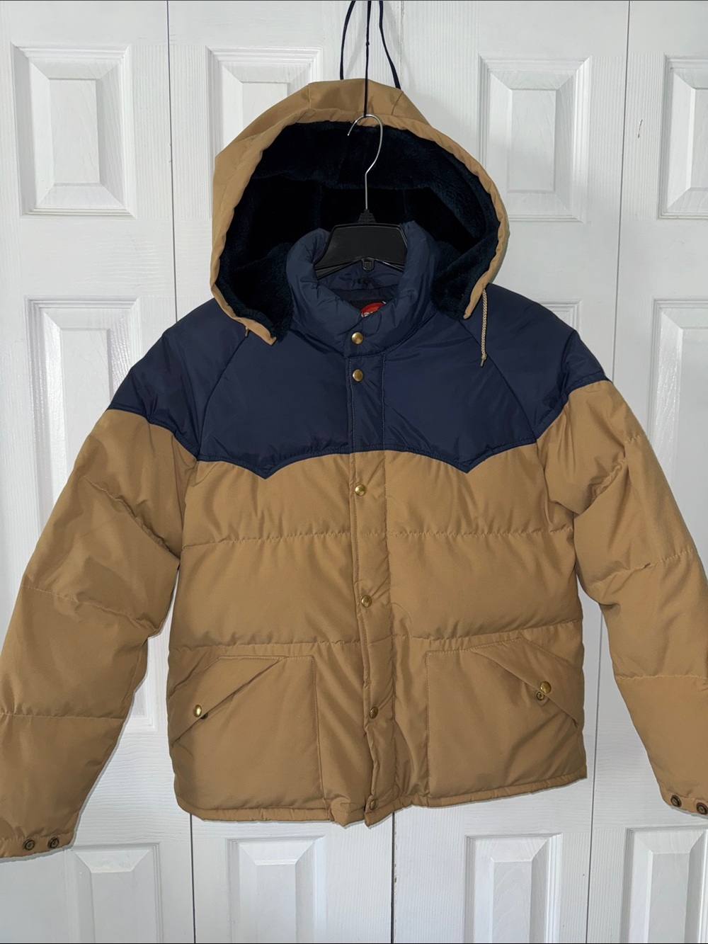 Vintage 70s Polar Gear Down Puffer Western Jacket Sz L